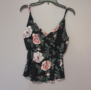 Streetwear Society Black Floral Blouse
